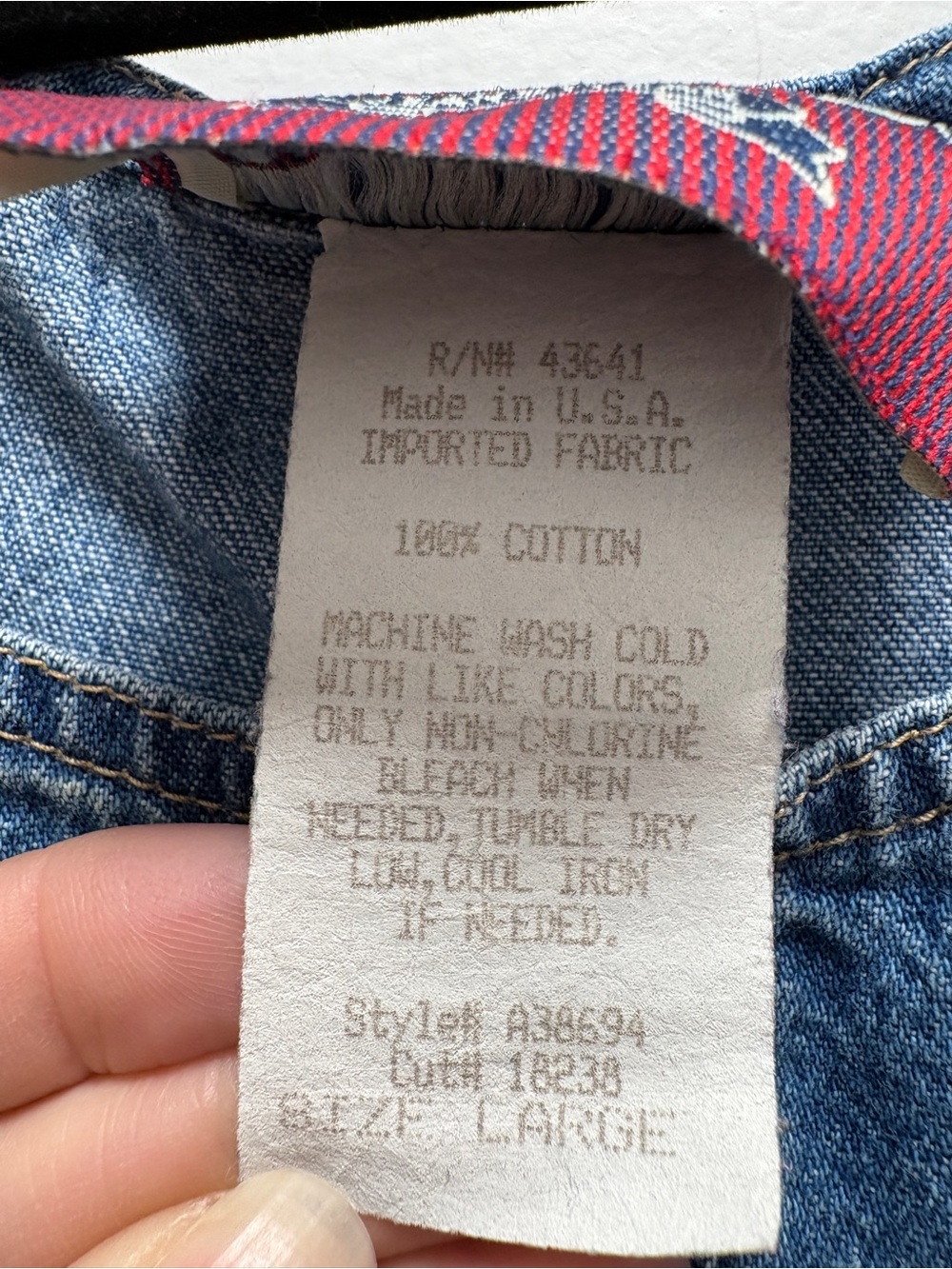 Denim&Co 1990 Blue Denim Pinafore Jumper with Patch Pockets - Picture 4 of 4